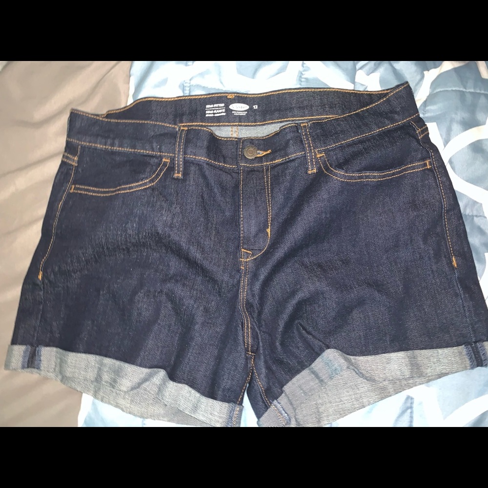 Denim shorts